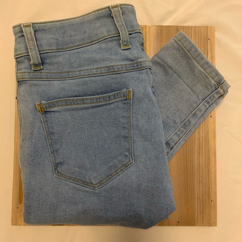 American Apparel light washed jeans